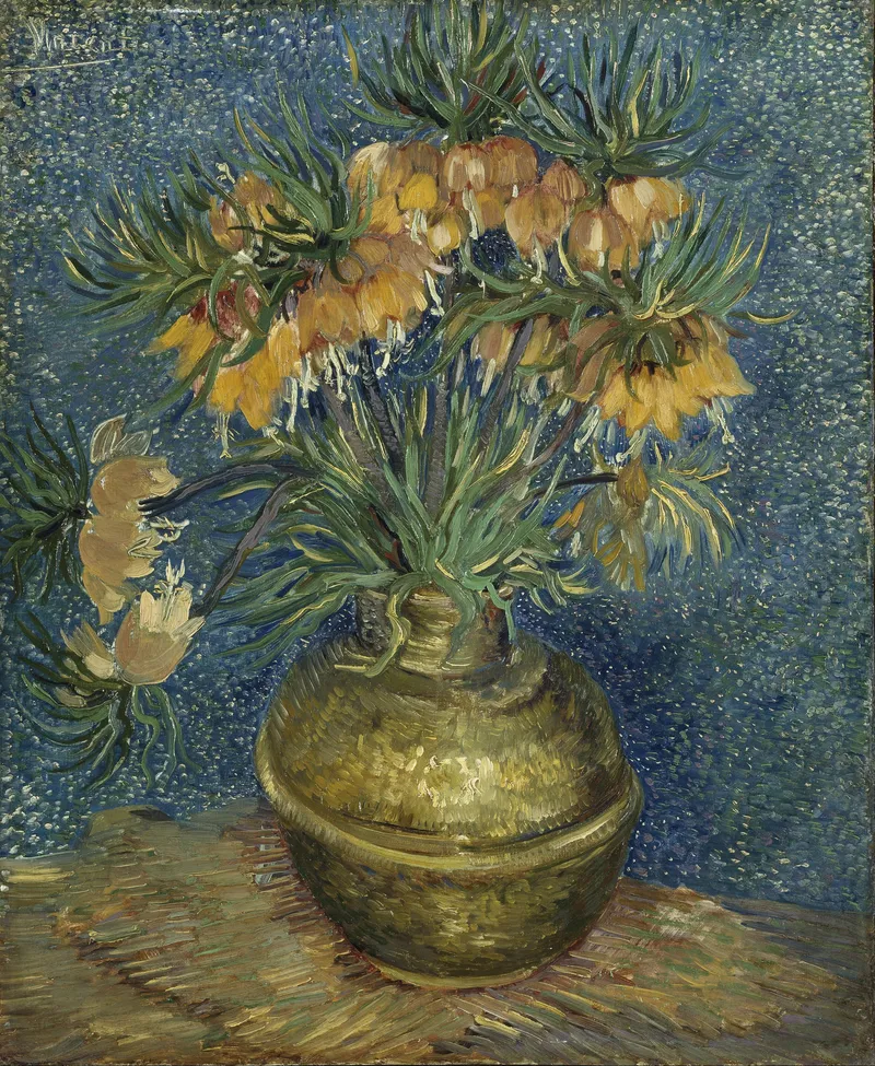Still life with fritillaries