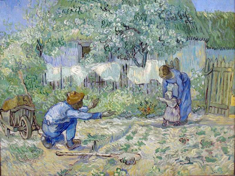 First Steps (after Millet)
