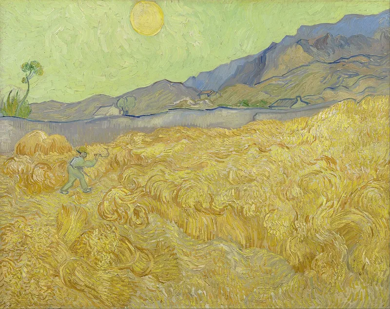 Wheat Field with Reaper