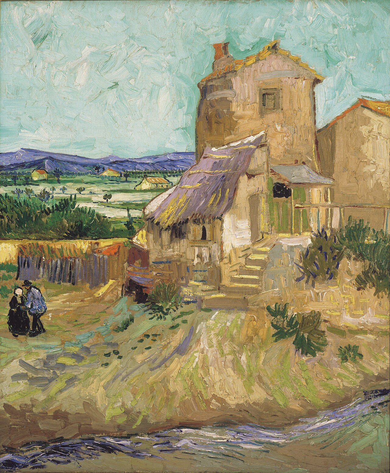 文森特·梵高，《The Old Mill》，1888，Arles