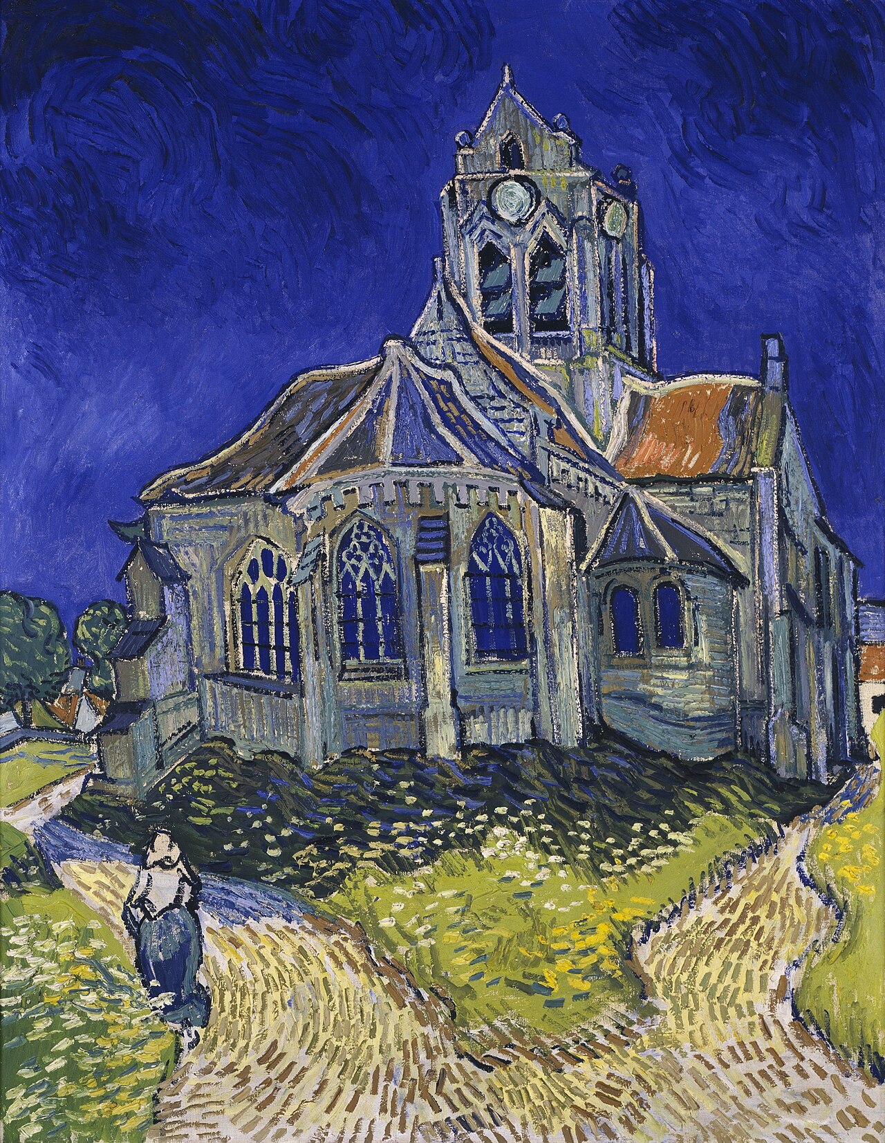 Vincent van Gogh, The Church at Auvers, 1890, Auvers-sur-Oise