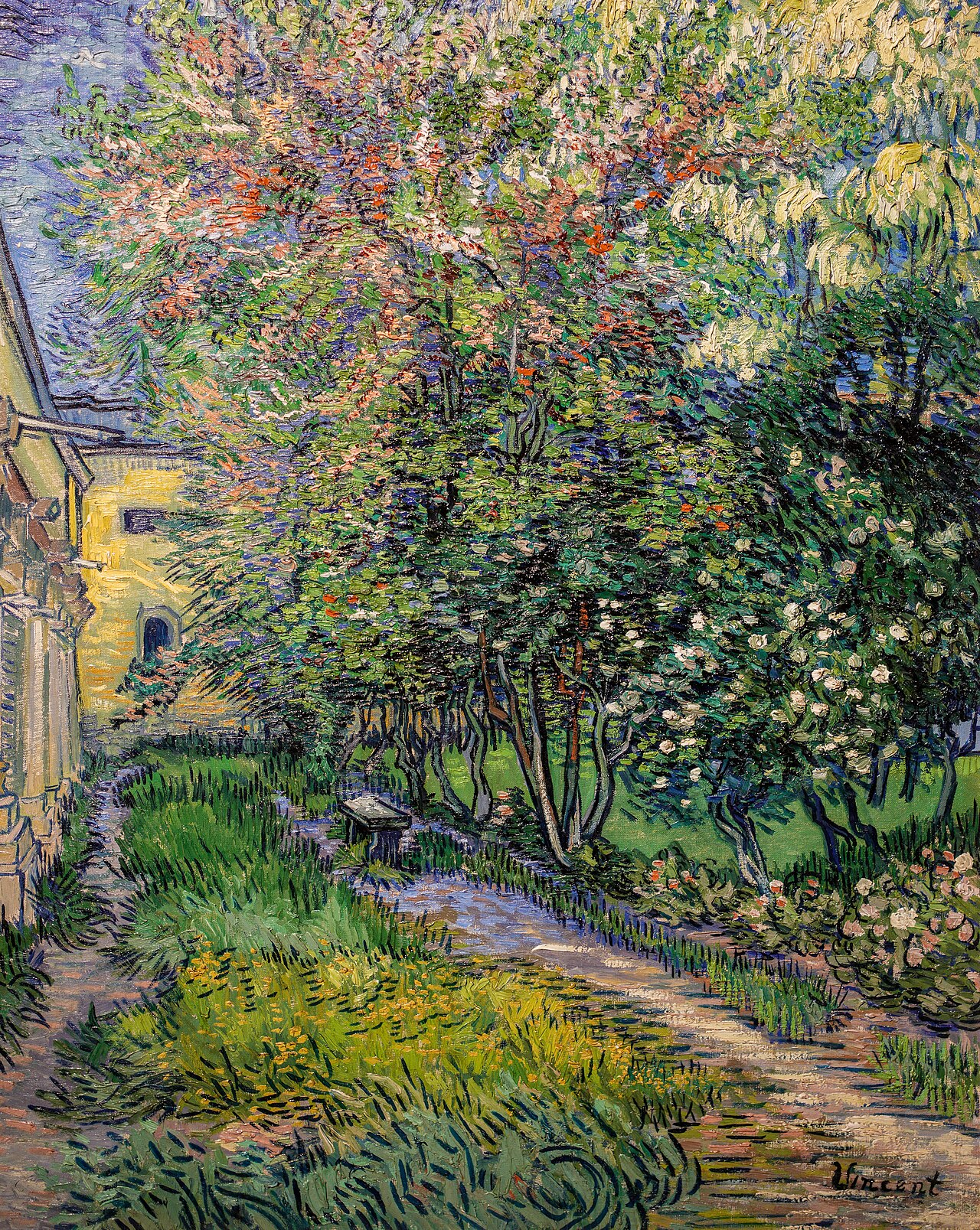 Vincent van Gogh, The Garden of Saint-Paul Hospital, 1889, Saint-Rémy-de-Provence