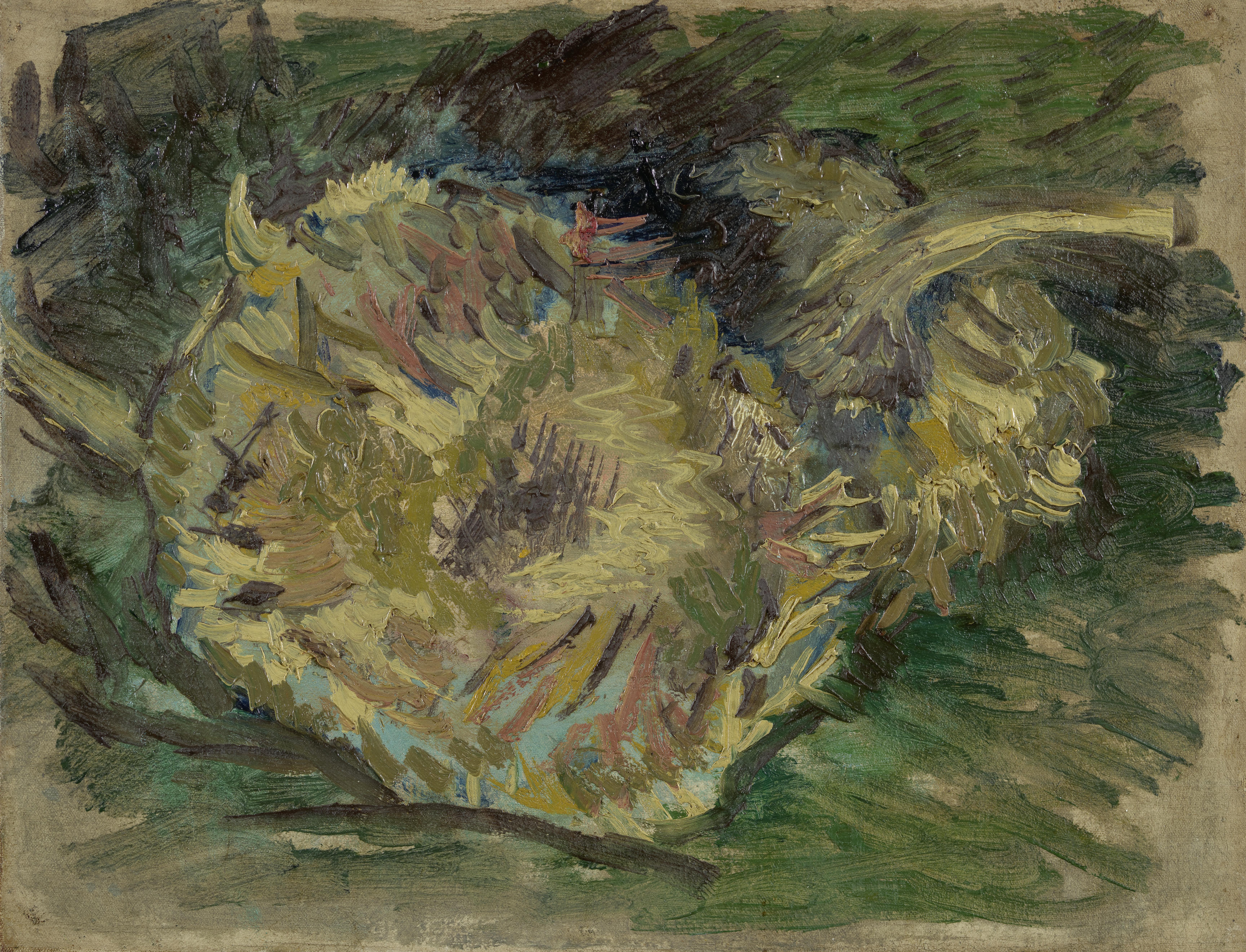 フィンセント・ファン・ゴッホ、『Sunflowers Gone to Seed』、1887、パリ