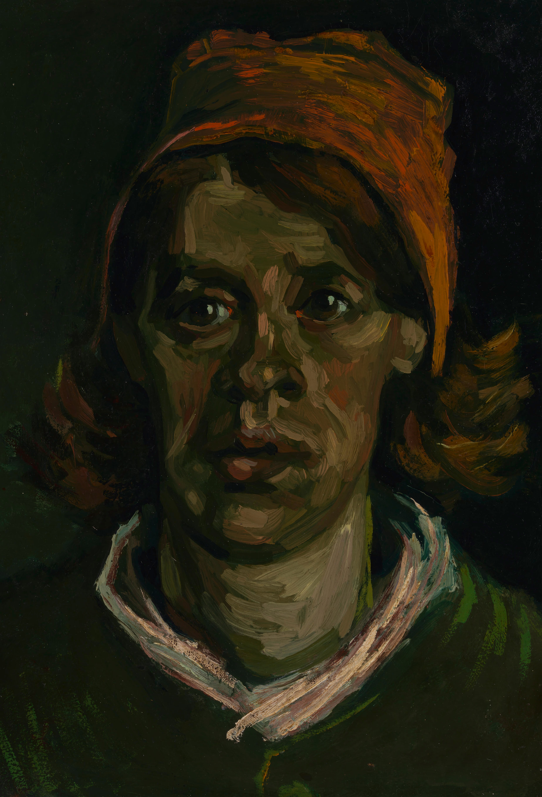 Vincent van Gogh, Head of a Woman, 1885, Nuenen