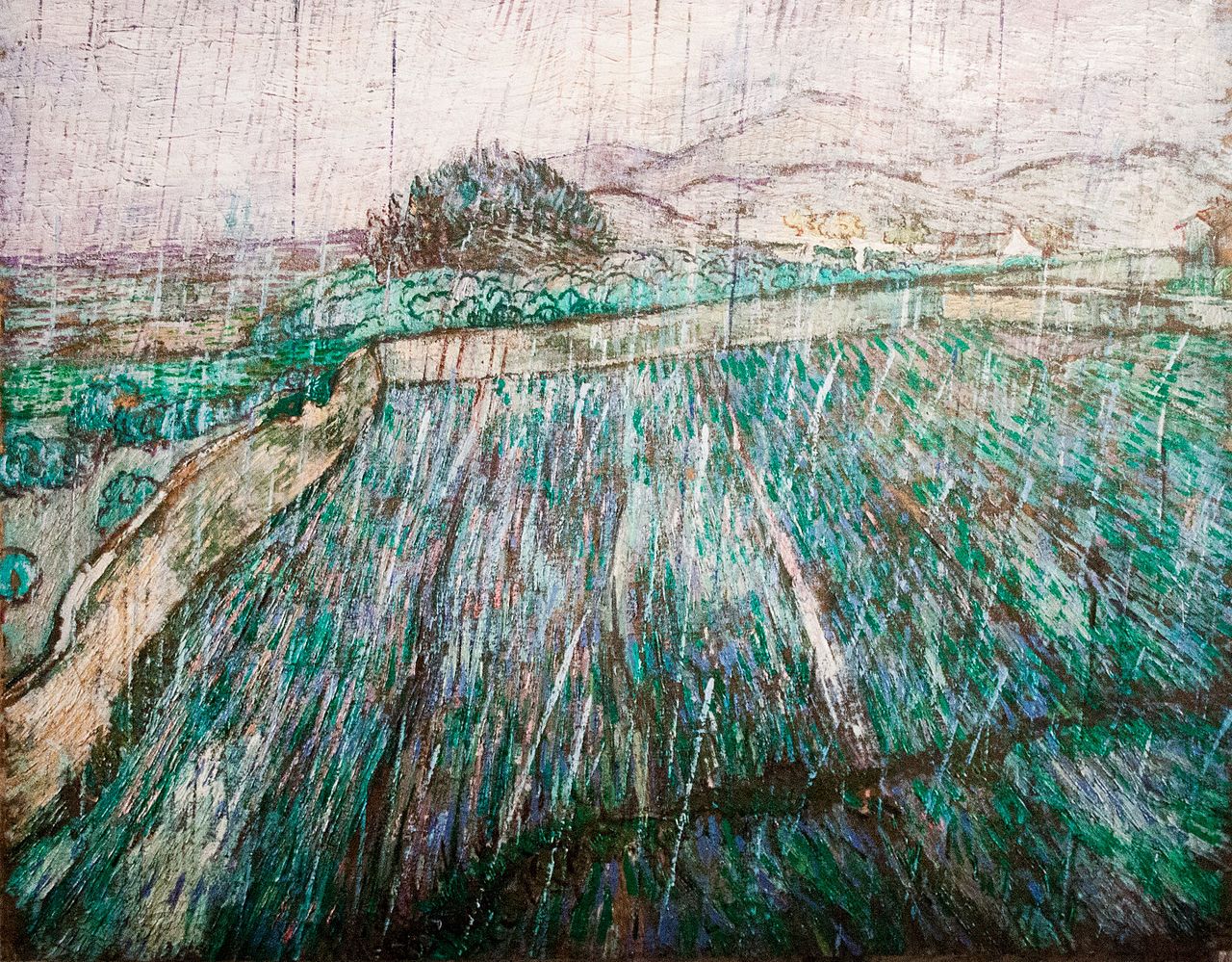 Vincent van Gogh, Landscape at Auvers in the Rain, 1890, Auvers-sur-Oise