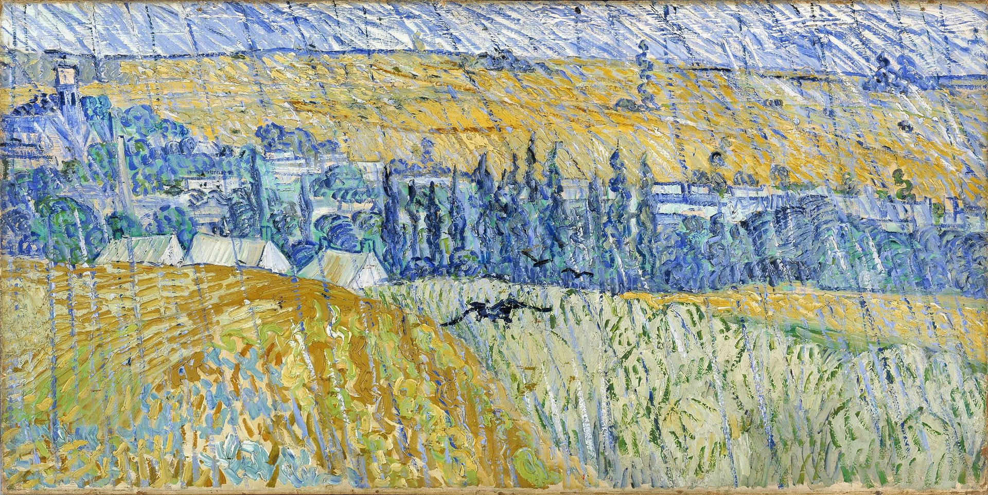 Landscape at Auvers in the Rain