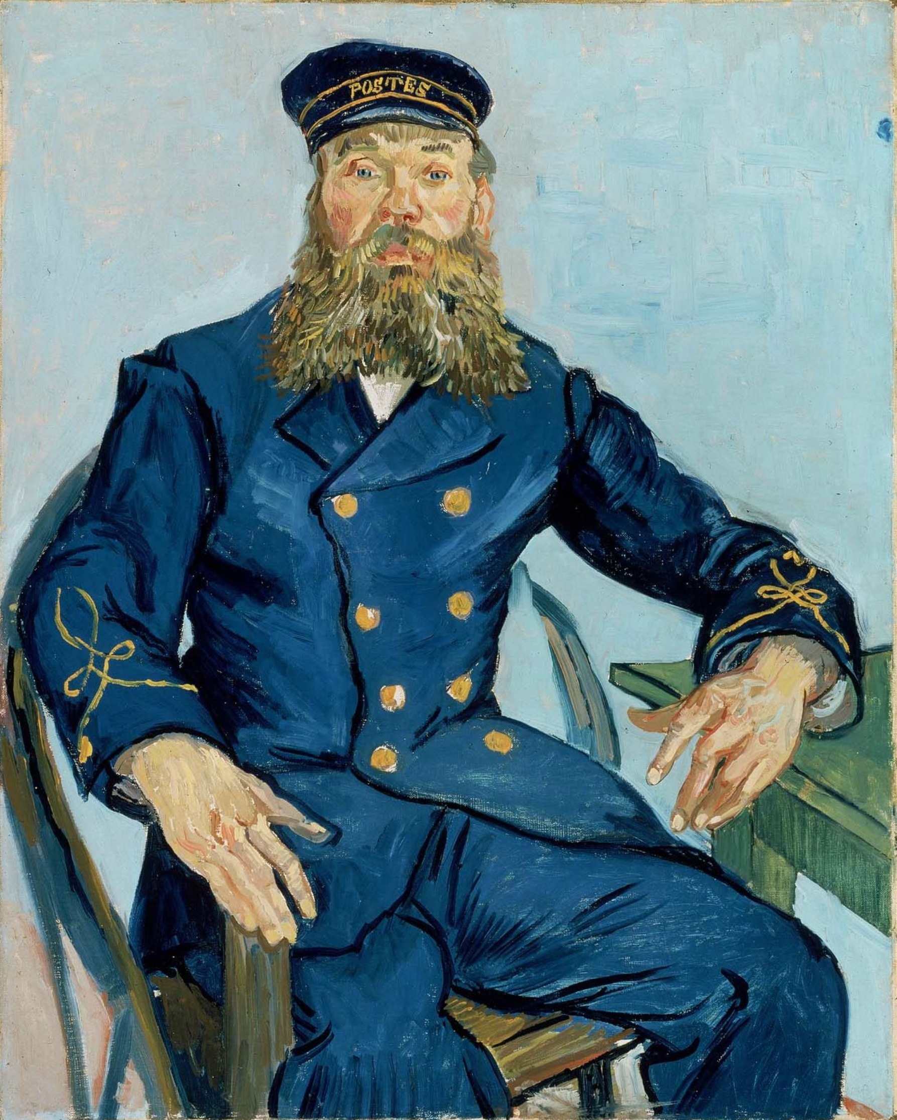 Vincent van Gogh, Portrait of the Postman Joseph Roulin, 1888, Arles