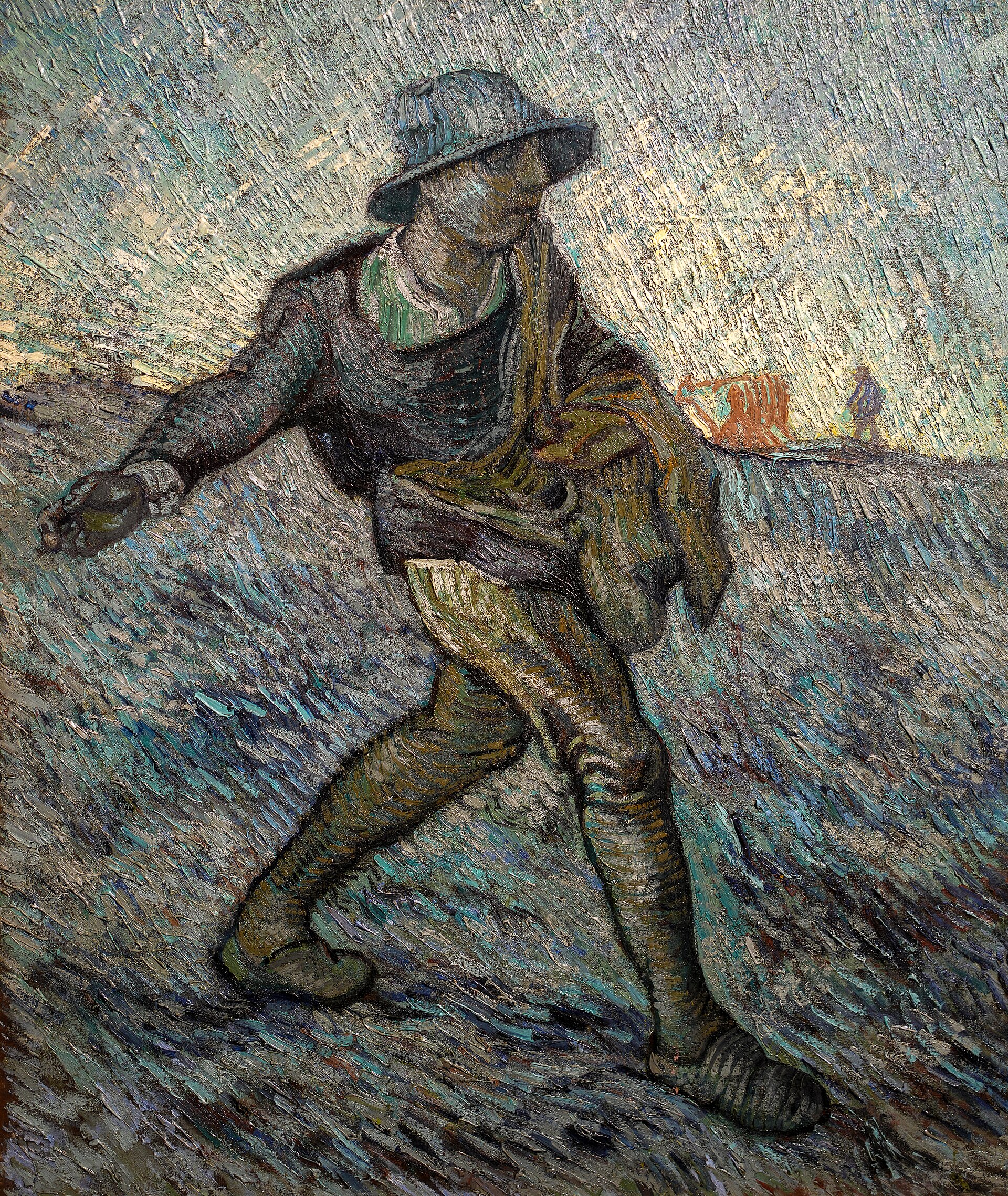 Vincent van Gogh, Sheaf-Binder (after Millet), 1889, Saint-Rémy-de-Provence