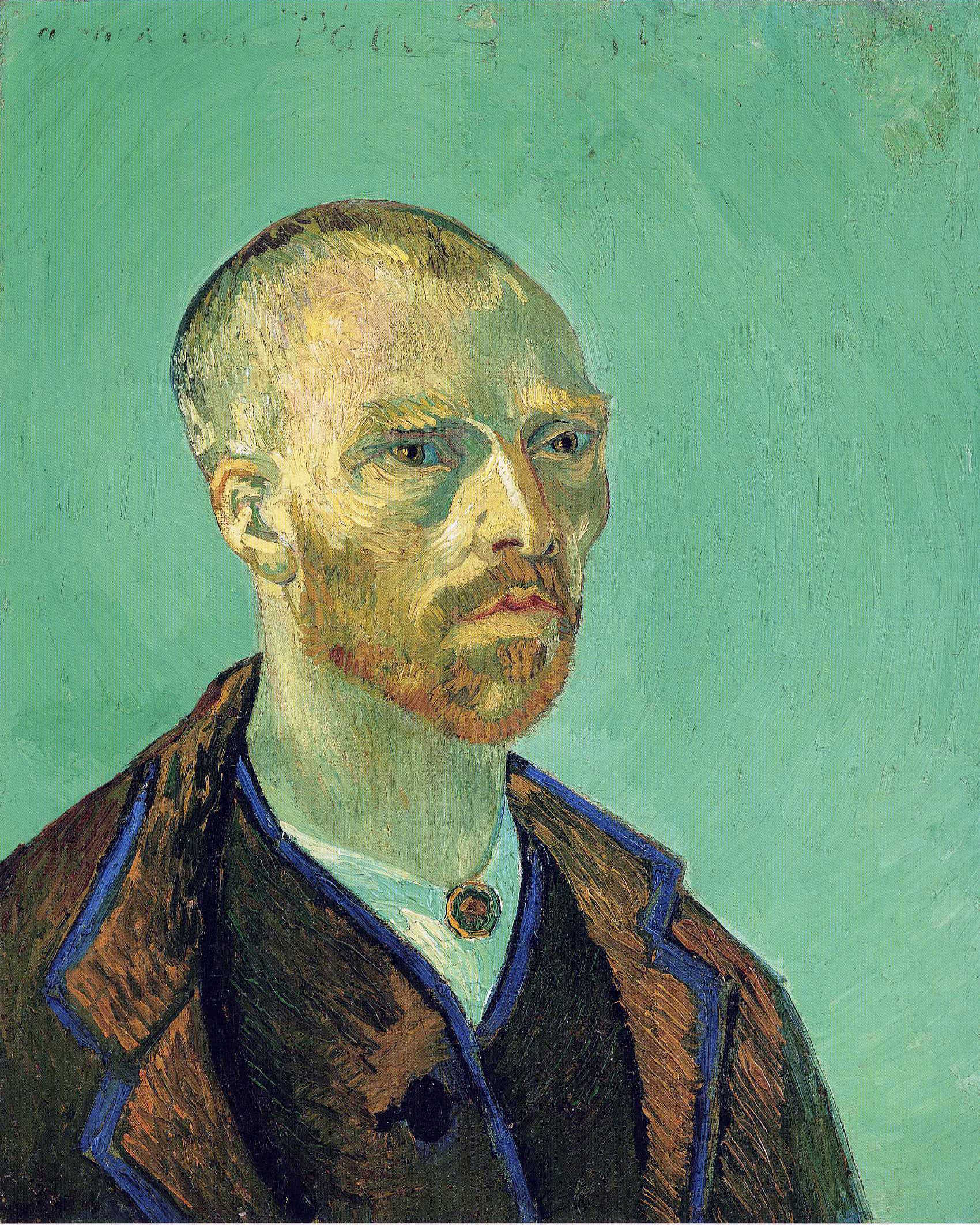 Vincent van Gogh, Self-Portrait (dedicated to Gauguin), 1888