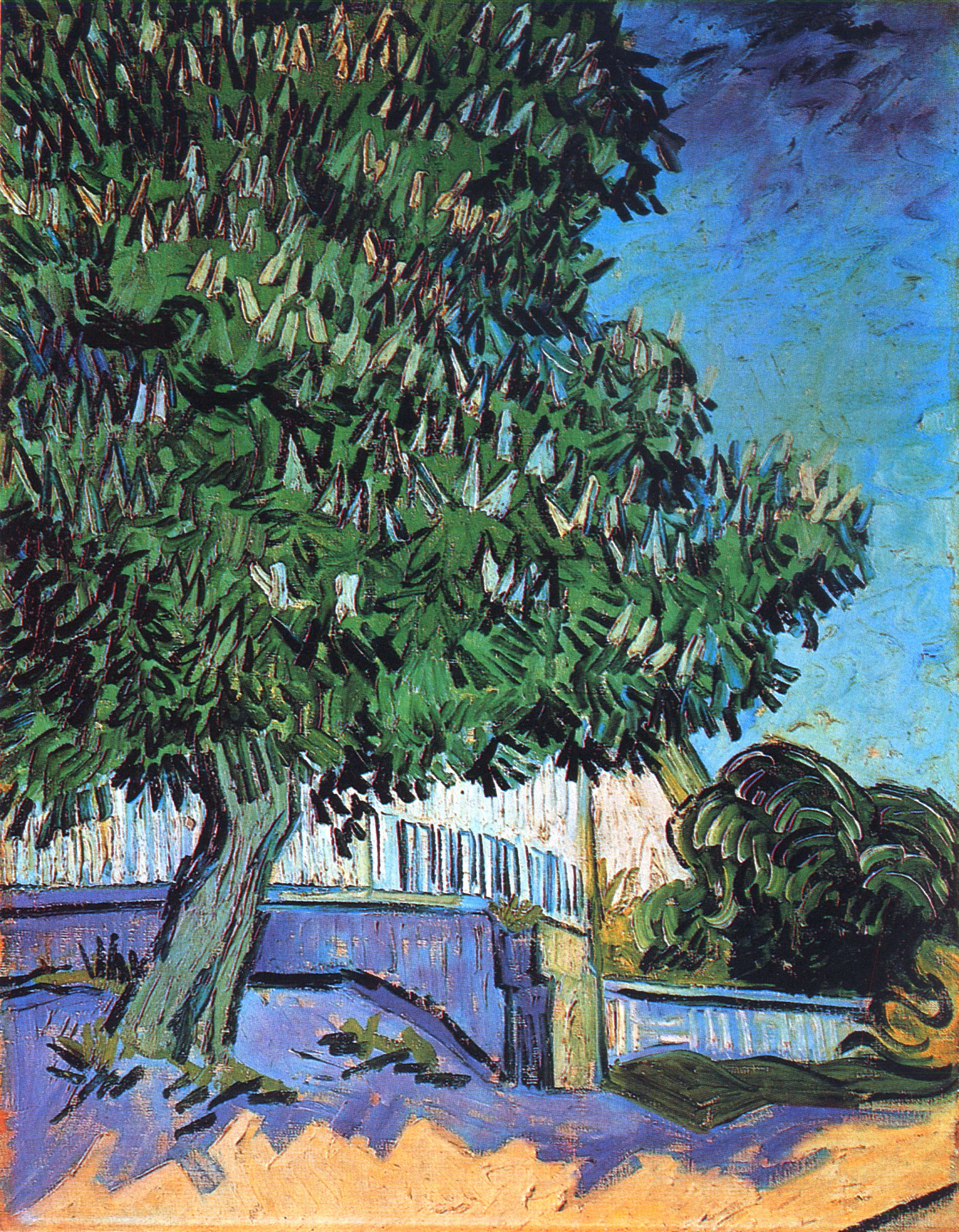 Vincent van Gogh, Blossoming Chestnut Trees, 1890, Auvers-sur-Oise
