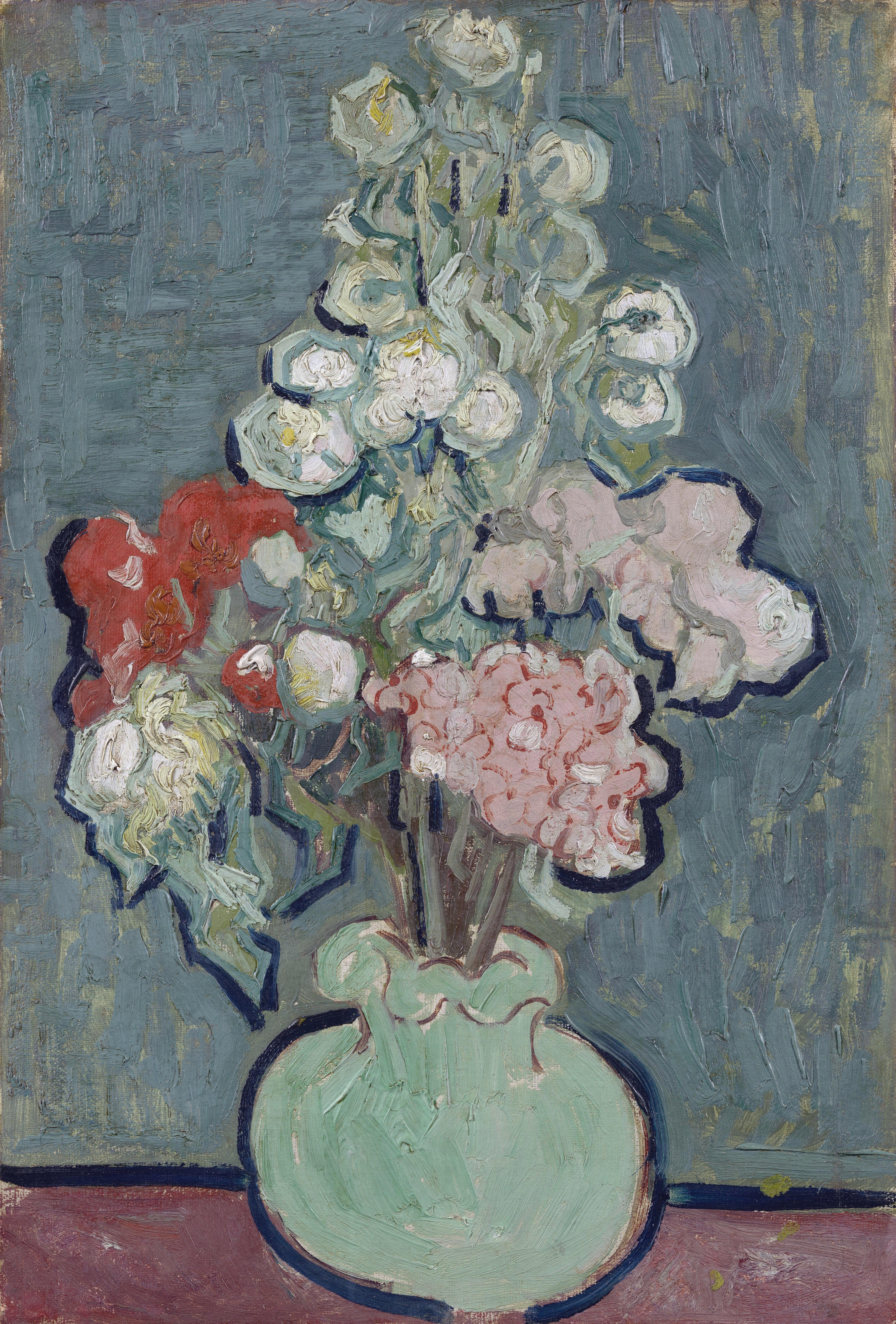 Vincent van Gogh, Roses and Anemones, 1890, Auvers-sur-Oise