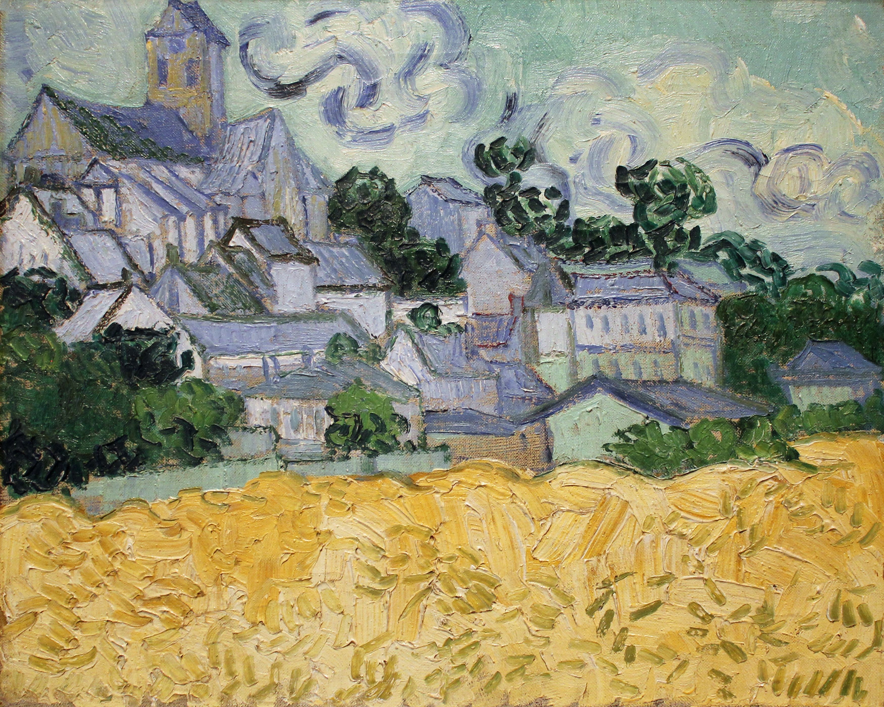 Vincent van Gogh, View of Auvers with church, 1890, Auvers-sur-Oise