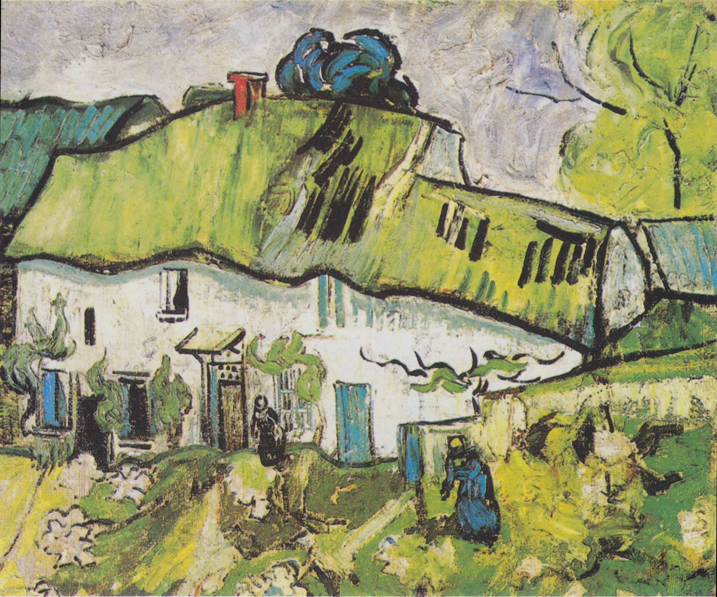 Vincent van Gogh, Farmhouse, 1890, Auvers-sur-Oise