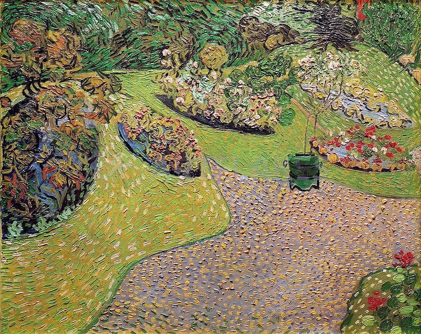 Vincent van Gogh, Garden at Auvers, 1890, Auvers-sur-Oise