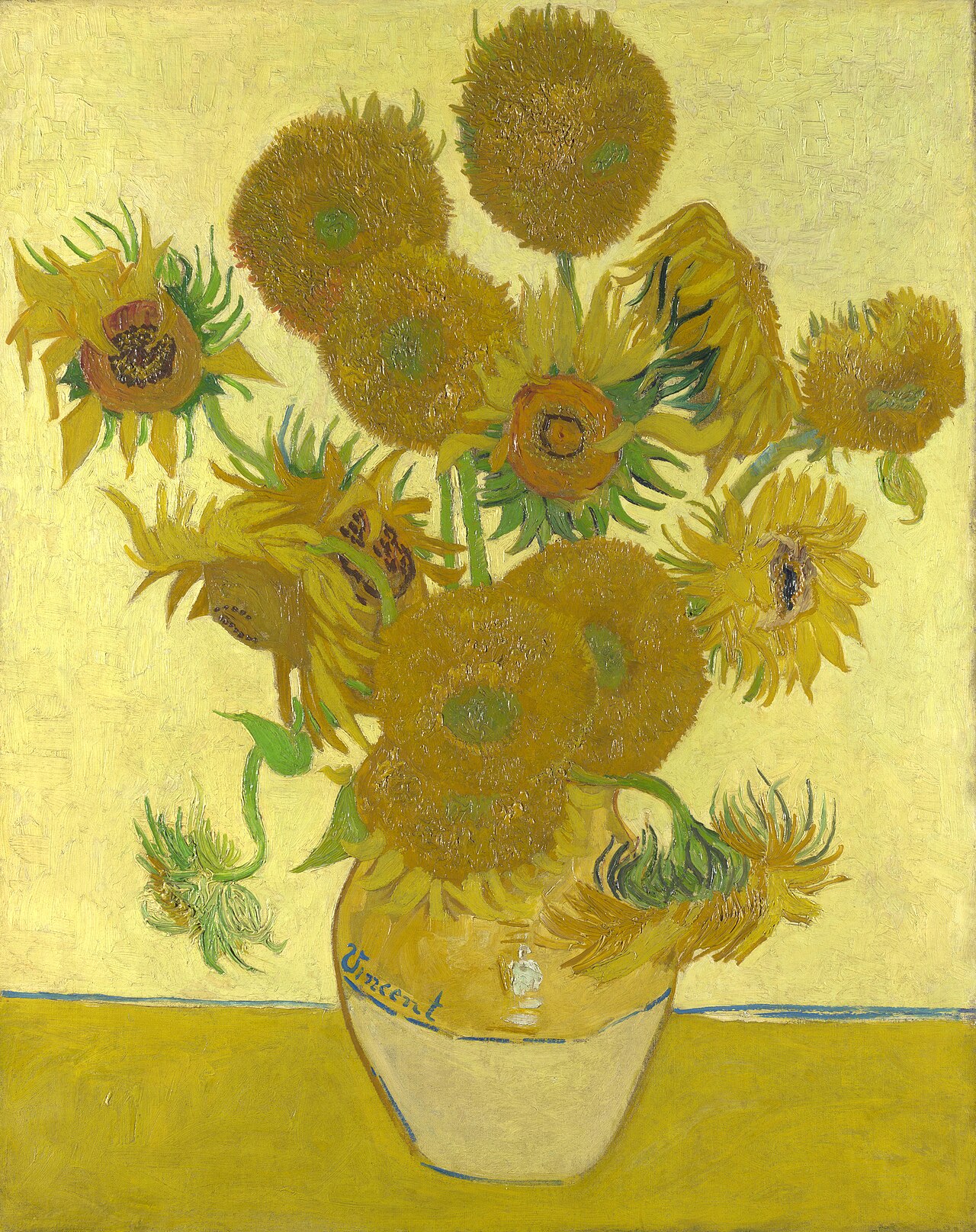 Vincent van Gogh, Sunflowers (fifteen), 1888, Arles