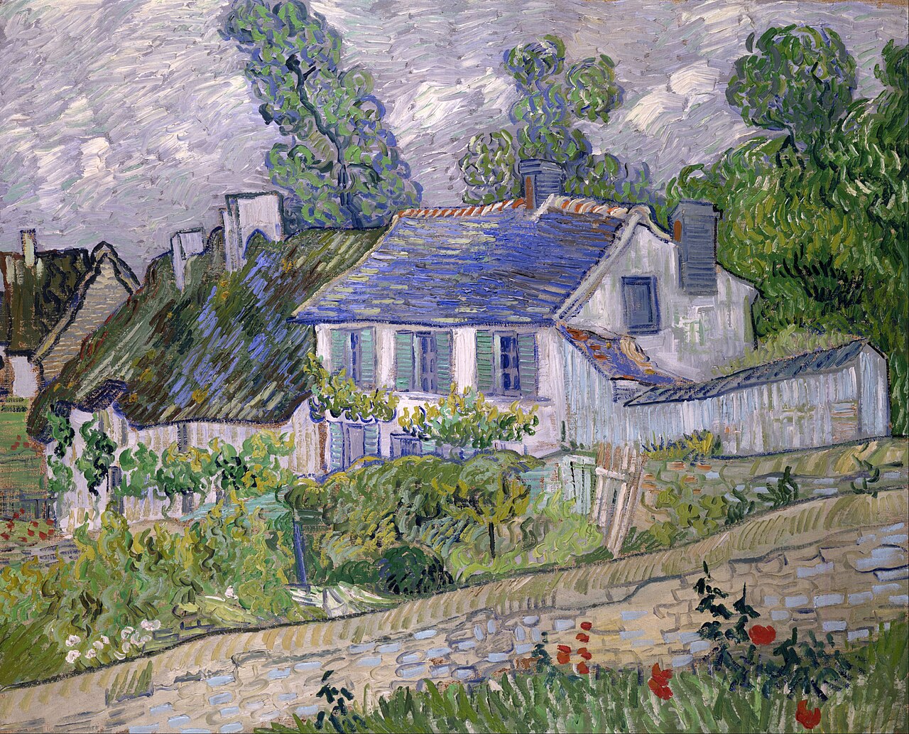 Vincent van Gogh, Houses at Auvers, 1890, Auvers-sur-Oise