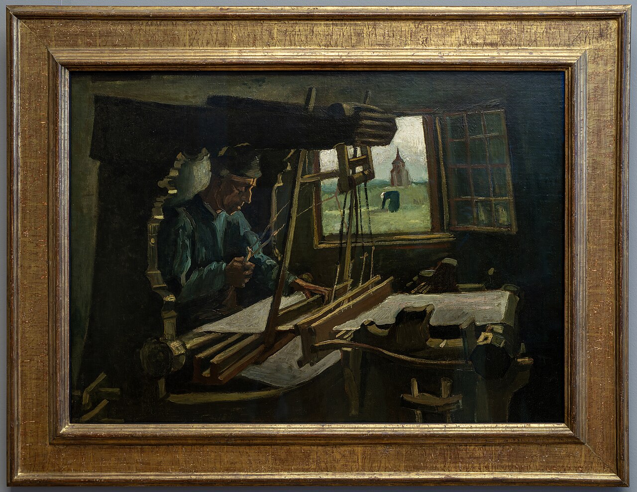 Vincent van Gogh, Weaver Near an Open Window, 1884, Nuenen