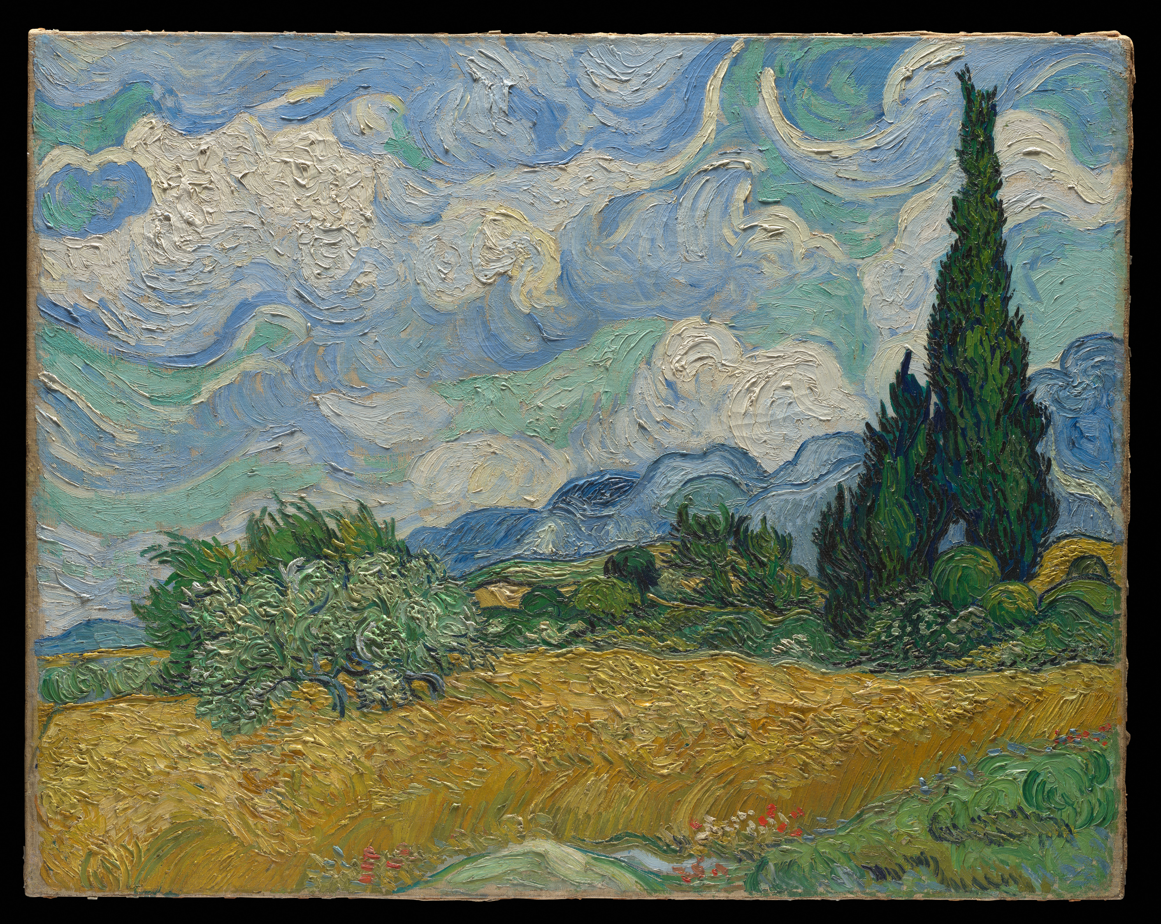 Vincent van Gogh, Harvest at La Crau, 1888